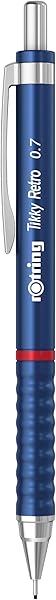 ROTRING TIKKY RETRO VERSATIL MEKANİZMALI KALEM METALİK MAVİ 0.7 MM