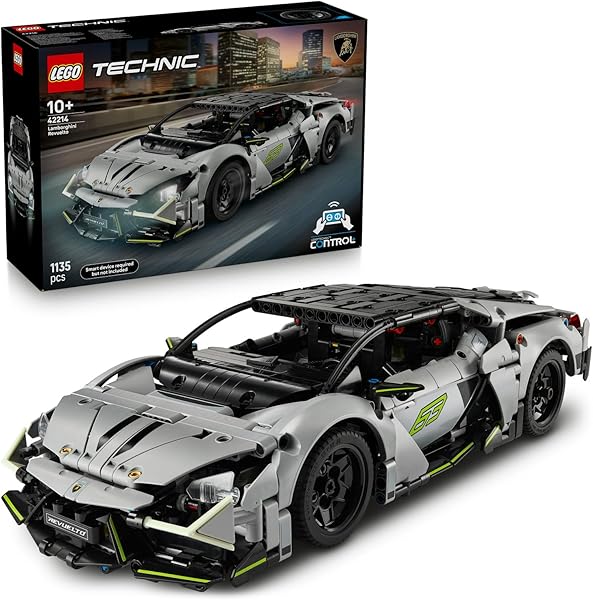 LEGO Technic Lamborghini Revuelto Spor Araba 42214 – 10 Yaş ve Üzeri Çocuklar İçin STEM Destekli Oyuncak Yapım Seti, Süper Sp