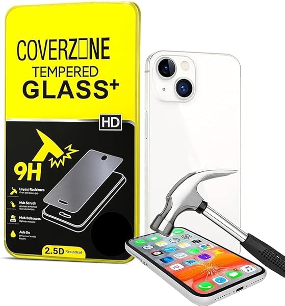 Coverzone Honor 400 ile Uyumlu Temperli Cam Ekran Koruyucu Tam Kaplama Kenarları Kırılmaya Dayanıklı Cam Ekran Koruyucu