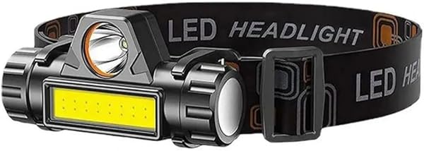 Kafa Lambası Feneri Sensörlü LED Far USB Şarj Edilebilir 18.650mAh Ultra Yüksek Batarya Ayarlanabilir Açı Su Geçirmez Kafa La