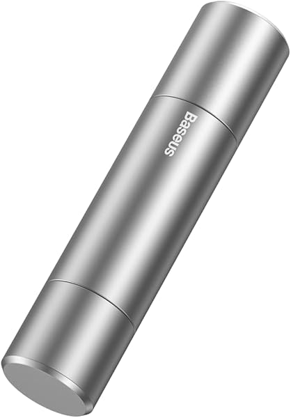 Baseus Sharp Tool Serisi Oto Cam ve Emniyet Kemeri Kesici Güvenlik Aparatı Gümüş