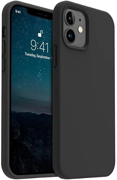Lavderuar iPhone 12-12 Pro ile Uyumlu İçi Kadife Lansman Silikon Kılıf – Kamera Korumalı, Darbe Emici, Premium Yumuşak Kapak 