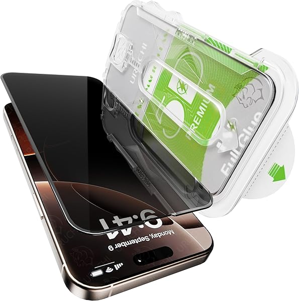 EPRO iPhone 17 Pro İle Uyumlu PREMIUM Gizlilik (Privacy) Ekran Koruyucu 45° Hayalet Görünüm, Kolay Kurulum Hizalama Aparatlı,