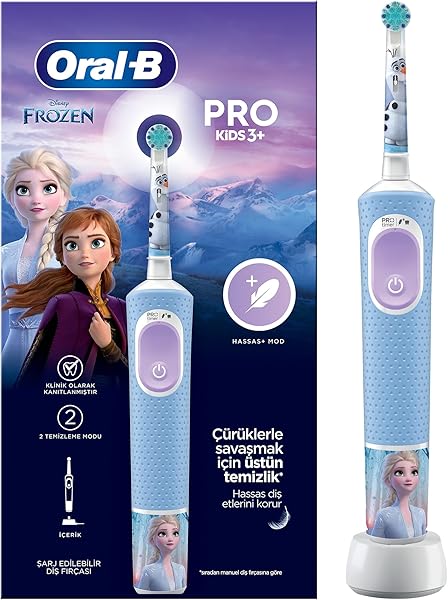 Oral-B Çocuk Şarjlı/Elektrikli Diş Fırçası Frozen D103