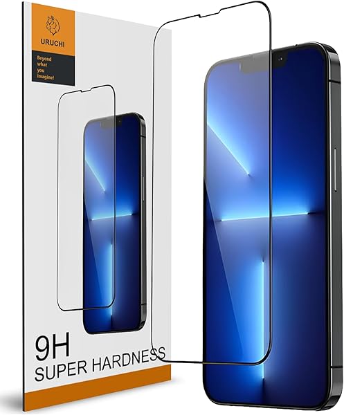 URUCHI iPhone 13 Mini (5.4") Anti-Statik Ekran Koruyucu, HD Tam Kapsamlı Ekran Kapağı Cam Filmi