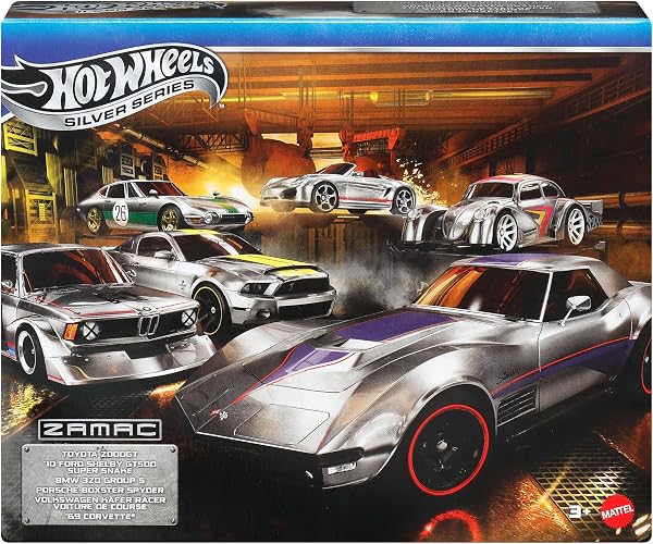 Hot Wheels Zamac Temalı Çoklu Arabalar, JLB26