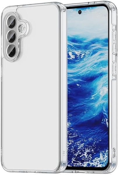 Ehr. Samsung Galaxy A26 Uyumlu Kamera Korumalı Darbe Önleyici Arka Kapak, 2mm Kalınlaştırılmış Şeffaf Silikon Kılıf