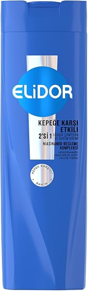 Elidor Şampuan ve Saç Bakım Kremi Kepeğe Karşı Etkili 400 ml