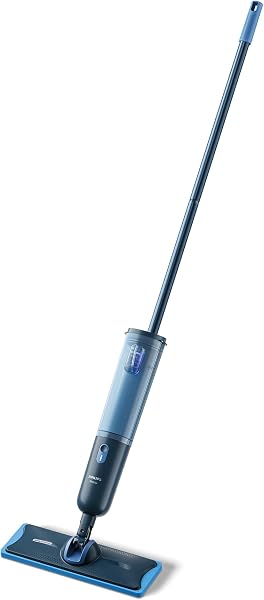 Philips OneUp 3000 Serisi Elektrikli Mop - Daha Temiz Zeminler, Daha Hızlı Paspaslama, 360° Dönen Menteşeli Kablosuz Tasarım,