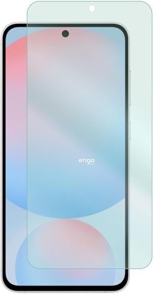 Engo Samsung Galaxy S24 Fe İle Uyumlu Ekran Koruyucu 9H Temperli Kırılmaz Esnek Nano Cam, Çizilmeye Dayanıklı Koruma, HD Şeff