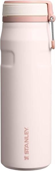 Stanley The IceFlow Twist & Flip Termos Su Şişesi, Pembe Kuvars (Rose Quartz), 0.70 Litre | 17 saat soğuk, 4 gün buzlu, geri 