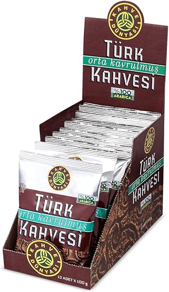 Kahve Dünyası Orta Kavrulmuş Türk Kahvesi 100 G x 12 Adet