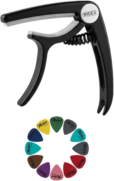 Lastvoice LCT-999 Black Gitar Capo Metal Kapo Kaliteli 12 Adet Pena