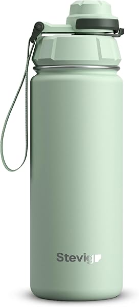 Stevig 1 Hand Leak-Proof Sızdırmaz Çelik Termos 500 Ml Smoke Green ST-221