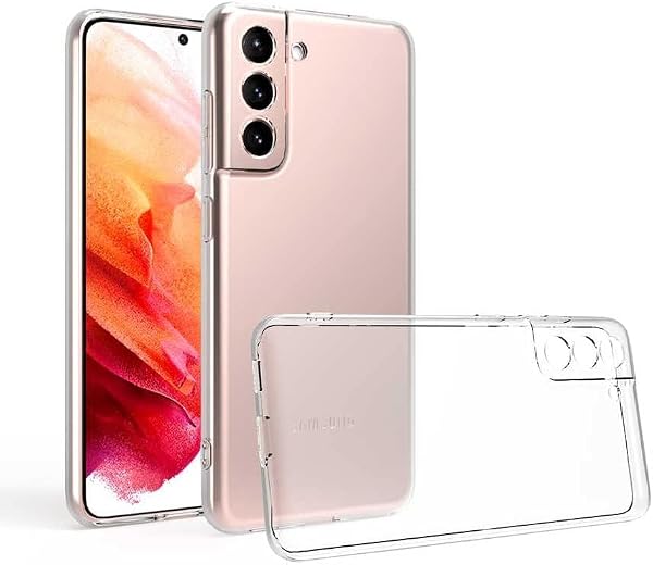 Ehr. Samsung Galaxy S22 Uyumlu Kamera Korumalı Darbe Önleyici Ultra Slim TPU Şeffaf Silikon Kılıf (Şeffaf, Samsung Galaxy S22