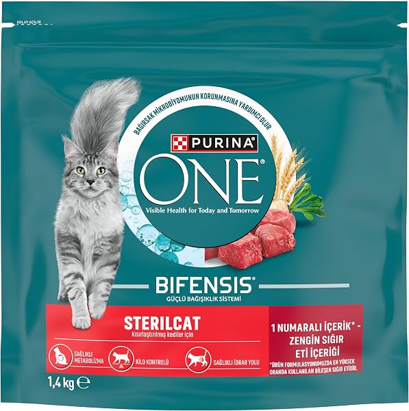 Purina ONE Sterilcat Sığır Etli Kısırlaştırılmış Kuru Kedi Maması 1.4 kg