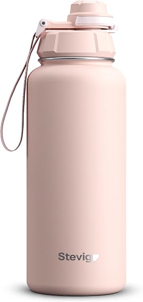 Stevig 1 Hand Leak-Proof Sızdırmaz Çelik Termos 1000 Ml Icy Pınk ST-219