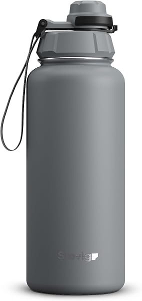 Stevig 1 Hand Leak-Proof Sızdırmaz Çelik Termos 1000 Ml Grey ST-214