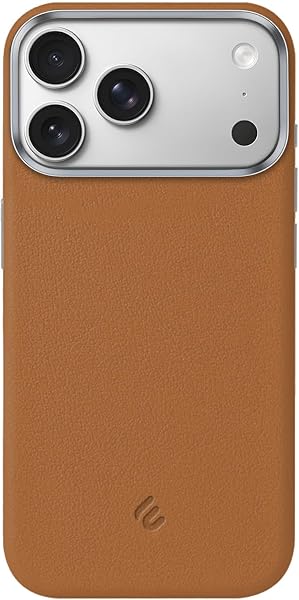 Minesk iPhone 17 Pro Max için MagSafe ile Uyumlu Çizilmeyen ve Parmak İzi Tutmayan Deri Görünümlü Metal Tuşlu ve Metal Lens Ç