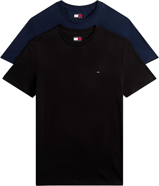 Tommy Jeans TJM XSLIM 2PACK JERSEY TEE EXT T-shirt Erkek