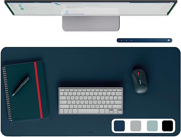 Leitz Desk Mat 40x80 cm Koyu Mavi