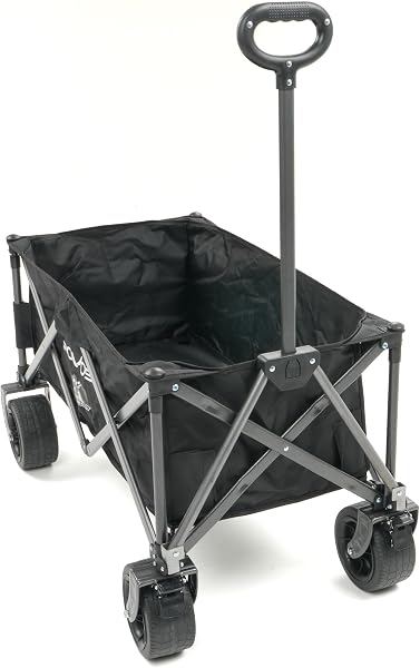 PİKAS ROVOS XXL Katlanır Kamp Arabası | 150 kg Frenli Büyük Tekerlekli Taşıma Arabası | Plaj, Piknik ve Outdoor Kullanım İçin