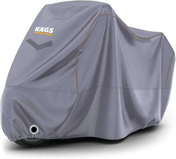 Haegs Motosiklet Brandası, Motor Kılıfı, Örtüsü Dış Mekan Motosiklet Örtüsü Su Geçirmez, Rüzgar, Toz Geçirmez, Motor Scooter 