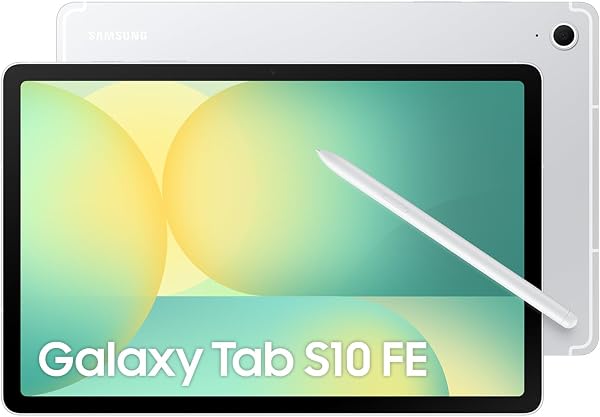 Samsung Galaxy Tab S10 FE, Wi-Fi Android Tablet, 8GB RAM, 128GB Depolama, 10.9 İnç, 90Hz Ekran, S Pen Dahil, IP68, 8000mAh Ba