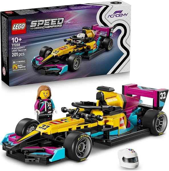 LEGO Speed Champions F1 ACADEMY LEGO Yarış Arabası 77258 | 10 Yaş ve Üzeri Çocuklar için Kıyafetli ve Kasklı Minifigür İçeren