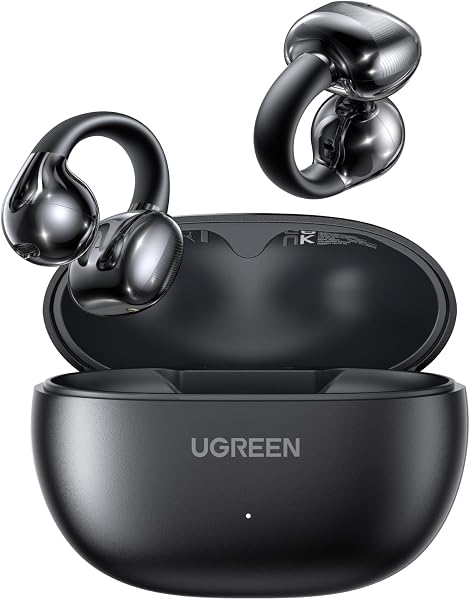 UGREEN HiTune S3 kablosuz kulaklık, Bluetooth 5.4, açık spor kulaklık, klipsli ve gürültü önleyici ENC, 30 saat çalma, hızlı 