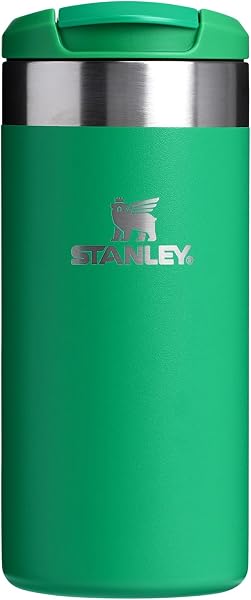 Stanley The Aerolight Transit Mug Termos Bardak, Koyu Yeşil (Meadow), 0.35 Litre