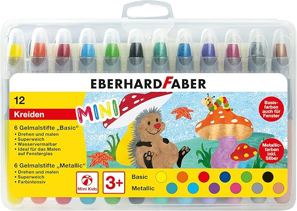 Eberhard Faber 529112 Jel Pastel 12 Renk Basic & Metallic