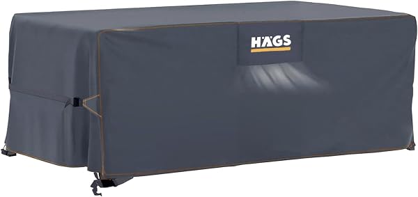 Haegs Bahçe Mobilyası Örtüsü, 300-200-90cm, Ağır Hizmet Oxford Kumaş, Su Geçirmez, Dış Mekan Veranda Masa Örtüsü, Havalandırm