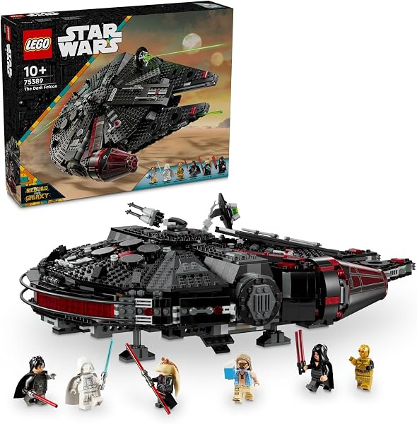 LEGO Star Wars Karanlık Falcon 75389 | 10 Yaş ve Üzeri Çocuklar için 6 Minifigür İçeren Oyuncak Yapım Seti, Doğum Günü Hediye