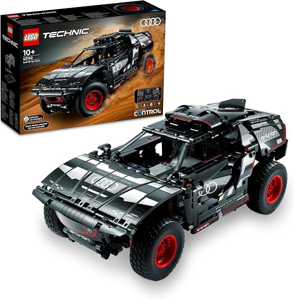 LEGO Technic Audi RS Q e-tron 42160 | 10 Yaş ve Üzeri Çocuklar için Yeni Technic Tekerleği İçeren Oyuncak Yapım Seti, Hediye 