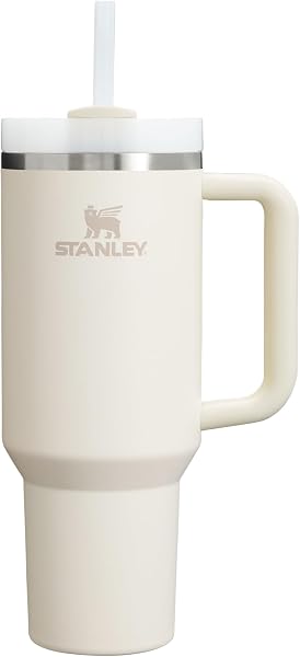 STANLEY Quencher H2.0 FlowState Pipetli Termos Bardak 1.18 Litre - Krem 2.0 | Paslanmaz Çelik