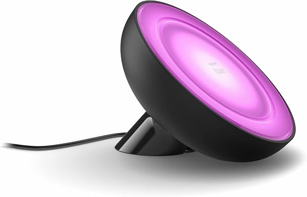 Philips Hue Bloom V4 Siyah Akıllı Led Masa Lambası, Bluetooth Özellikli - 25.000 Saat Ampul Kullanım Ömrü
